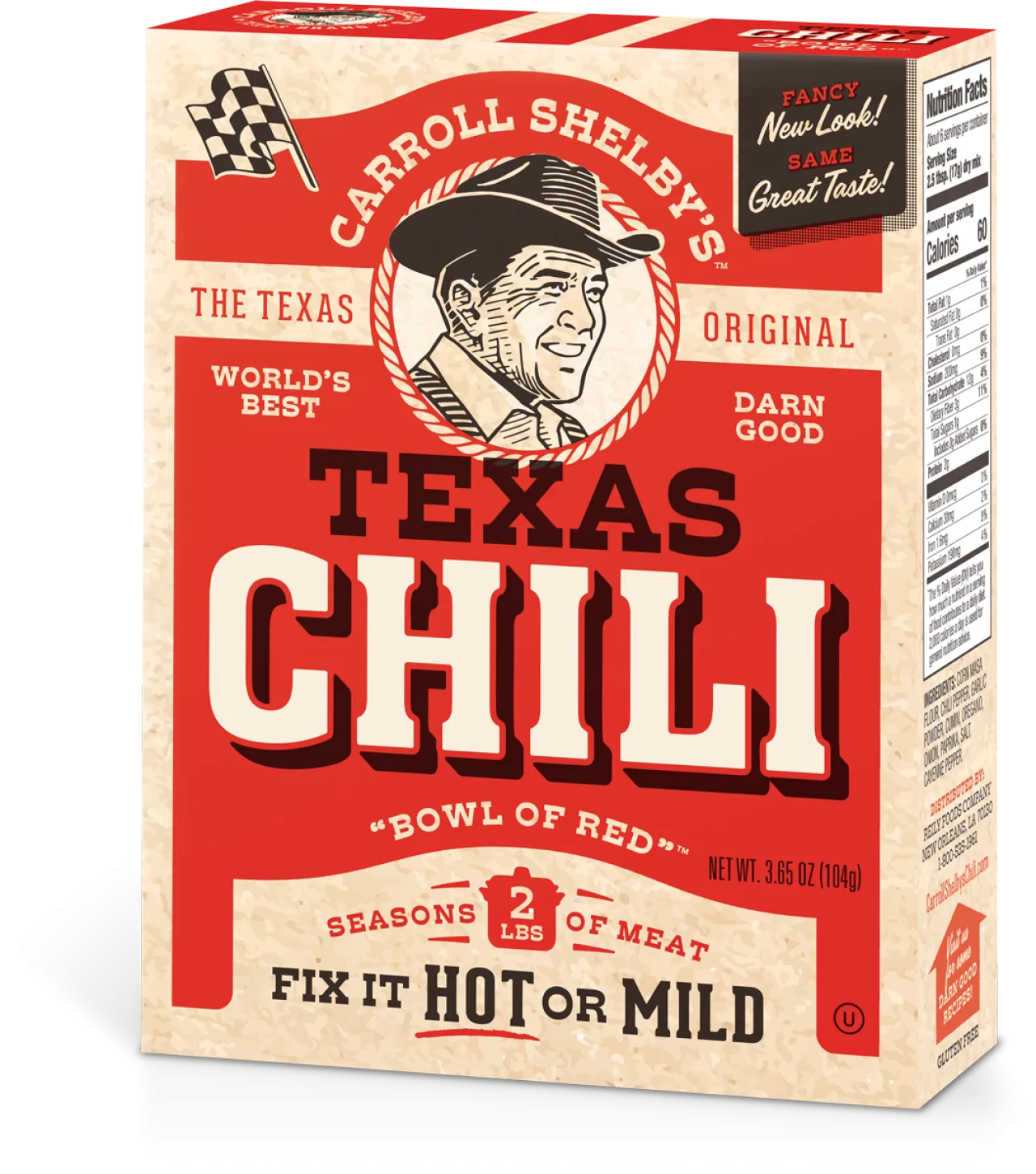 Original Texas Chili box