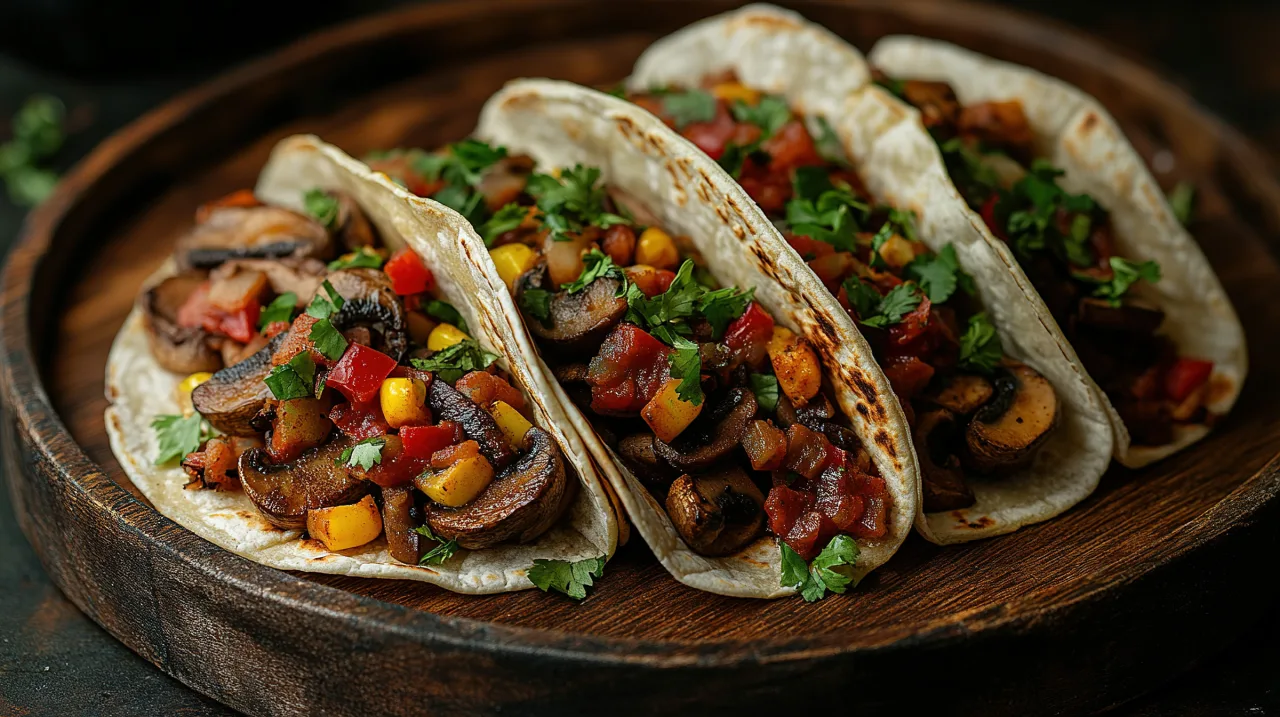 Tacos on a plate